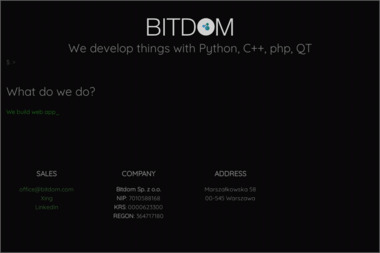 Bitdom Sp. z o.o. - Kampanie Marketingowe Warszawa