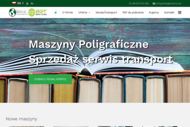 Bobrus Maszyny Poligraficzne Sp. z o.o. - Sprzedaż Tkanin Ł&oacute;dź