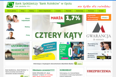 Spółdzielczy Bank Rolników w Opolu Ekspozytura w Opolu - Pożyczki Opole