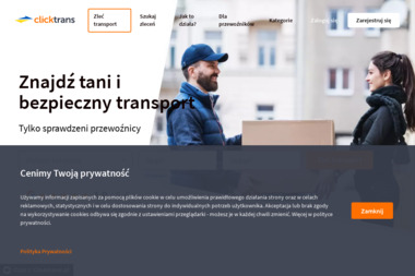 Clicktrans. Serwis aukcji transportowych, przeprowadzki - Firma Przewozowa Gdynia