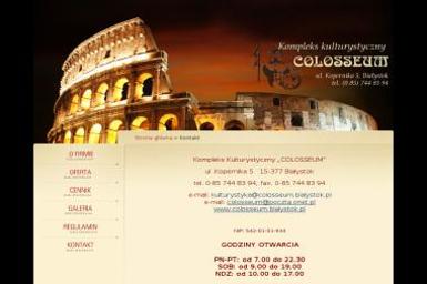 Colosseum - Trener personalny Białystok