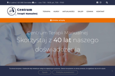 Centrum Terapii Manualnej Andrzej Rakowski, Janina Słobodzian - S. C. - Fizjoterapeuta Sierosław