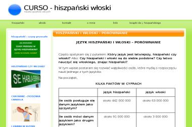 Adam Węgrzyn Nauka Języków Obcych. Hiszpański Włoski - Język hiszpański Toruń
