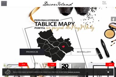 Decorisland.pl. Dekoracje wnętrz, poduszki ozdobne, wyposażenie domu - Drukarnia Płock