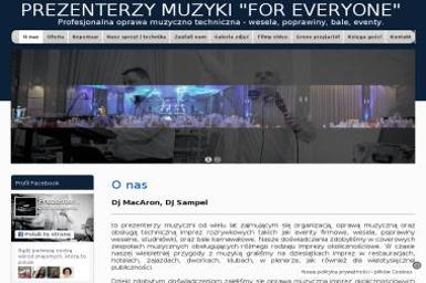 Prezenterzy muzyki - For Everyone - Zespół muzyczny Siedlce
