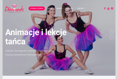 Diamonds Taneczne Show - Agencja Artystyczna Joanna Sieja - Kursy Tańca Towarzyskiego Bielsko-Biała