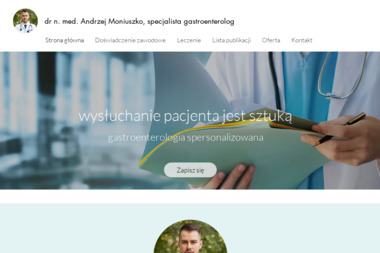 Gastroenterolog dr n. med. Andrzej Moniuszko - Gabinet Ginekologiczny Warszawa