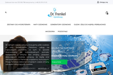 Dr.Frenkel P.H.STEMPO www.dr-frenkel.pl Maty ozonowe, ozonoterapia - Rehabilitacja Kręgosłupa Pszczyna