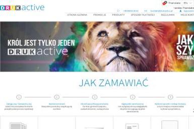 Druk Active. Drukarnia, druk, drukarnia online - Ulotki Olsztyn