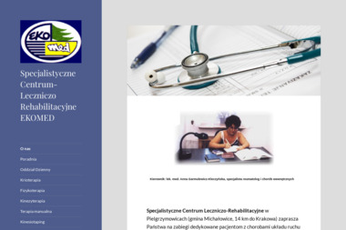 Specjalistyczne Centrum Leczniczo-Rehabilitacyjne Ekomed - Rehabilitant Pielgrzymowice
