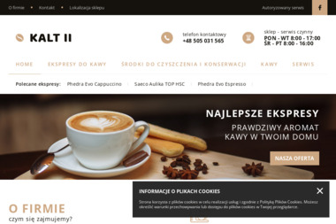 Kalt II Sp. z o.o. - Sprzedaż Ekspresów Do Kawy Bielsko-Biała