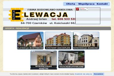 Elewacja Firma Budowlano Handlowa Andrzej Grien - Ocieplenie Poddasza Pianką Czarnków