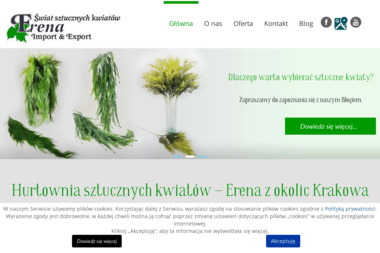 ERENA Sprzedaż hurtowa sztucznych kwiatów - Drewno Konstrukcyjne Zabierzów