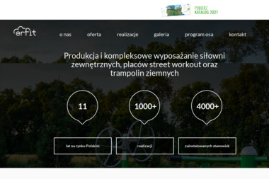 Erfit. Siłownie zewnętrzne, outdoor fitness - Trening Personalny Gdańsk