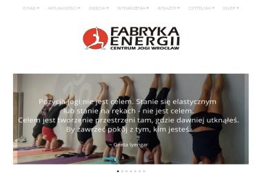 Fabryka Energii-Centrum Jogi. Joga, rekreacja - Joga Wrocław