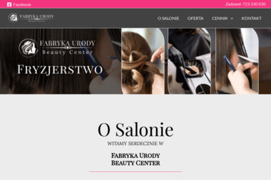 Fabryka Urody-Beauty Center. Kosmetyka, fryzjer - Salon Fryzjerski Jabłonna
