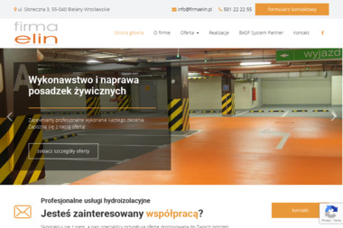Firma Elin Andrzej Juszczak - Posadzki przemysłowe Bielany Wrocławskie