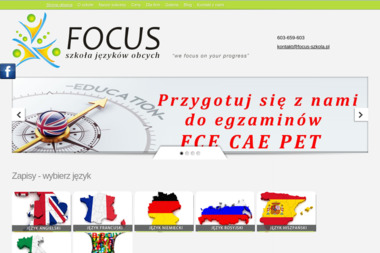 Focus Szkoła Języków Obcych. Focus, szkoła - Język Hiszpański Izabelin C