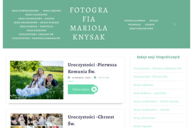 Studio Fotografii Mariola Knysak - Sesje Ślubne Janów