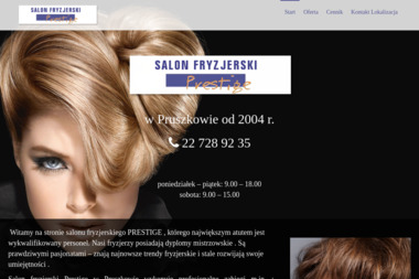 Salon fryzjerski „Prestige” - Usługi Fryzjerskie Pruszków