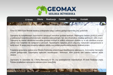 Geomax Kamil Wroński - Geolog Kraków