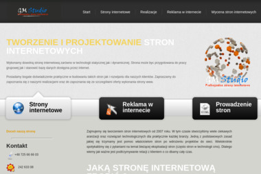 GM Studio. Strony internetowe, tworzenie stron internetowych - Agencja Interaktywna Szczecin