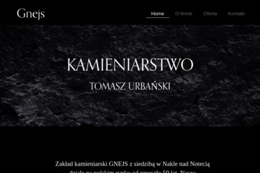 Gnejs Kamieniarstwo Nagrobkowe Budowlane - Kamieniarstwo Nakło nad Notecią