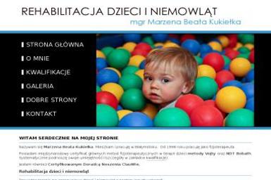 Rehabilitacja Dzieci i Niemowląt Marzena Beata Grabowska. Rehabilitacja, rehabilitacja dzieci, - Rehabilitant Białystok
