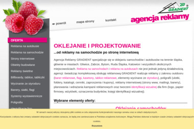 Agencja Reklamy GRADIENT - Druk Banerów Gliwice