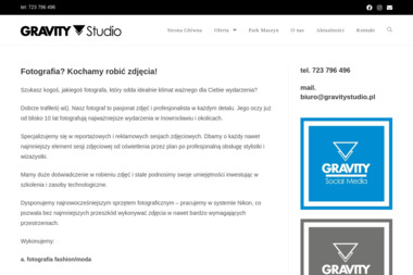 Gravity Studio - Projektowanie Stron Internetowych Inowrocław