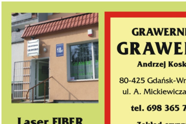 Grawero - Andrzej Kosko - Piaskowanie Gdańsk
