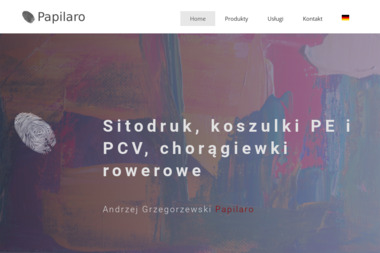 Andrzej Grzegorzewski Papilaro - Wydruk Wizytówek Kleosin