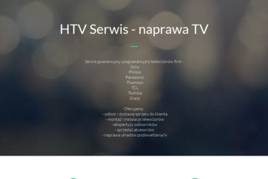 HTV Serwis Hubert Ślusarczyk - Naprawa Sprzętu RTV Kraków