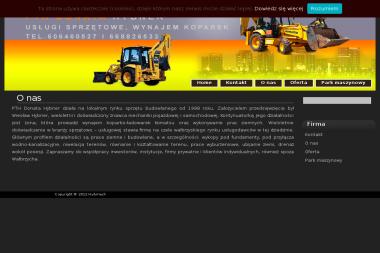 Firma Usługowa Koparex Ewa Hybner Nitecka - Roboty ziemne Wałbrzych