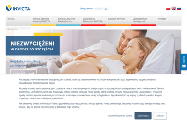NZOZ INVICTA Klinika Zdrowia Kobiety Klinika Leczenia Niepłodności Laboratoria Medyczne - Ginekolog Gdańsk