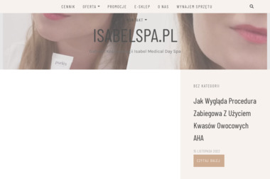 Isabel Medical Day Spa. Gabinet kosmetyczny, salon urody - Zabiegi Kosmetyczne Na Twarz Katowice
