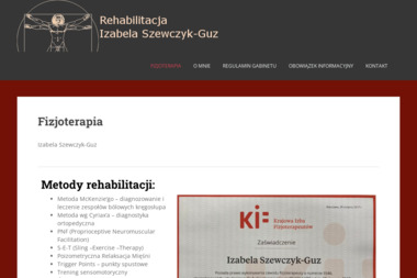 Izabela Szewczyk-Guz Rehabilitacja - Fizjoterapia Brzegi
