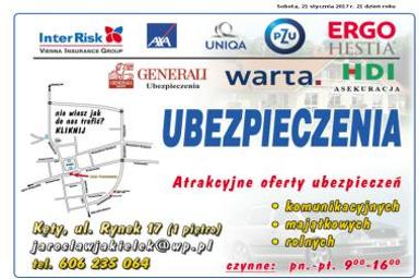 Ubezpieczenia Jarko, Jarosław Jakiełek - Auto-casco Kęty