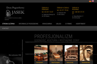 Dom Pogrzebowy Jasek Krystian Jasek - Kamieniarstwo Gliwice