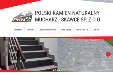 Polski Kamień Naturalny Kamieniołom Mucharz-Skawce Sp. z o.o. Kamień, piaskowiec - Skład Budowlany Śleszowice