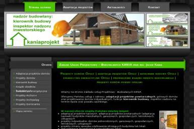 Kaniaprojekt Zakład Usług Projektowo-Budowlanych Kania. Kierownik budowy, adaptacje projektów - Kierownik budowy Popielów