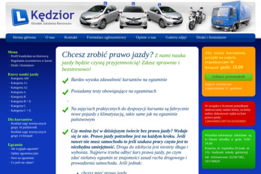 Ośrodek Szkolenia Kierowc&oacute;w Kędzior Kędzierski Dariusz - Kurs Na Prawo Jazdy Knur&oacute;w