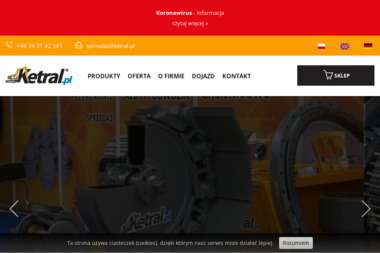 Ketral Construction Parts and Equipment - Sprzedaż Koparek Rzeniszów