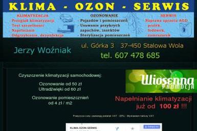 Klima-Ozon-Serwis. Ozonowanie, klimatyzacja, napełnianie klimatyzacji - Dezynsekcja i deratyzacja Stalowa Wola