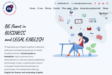 Monika Kowalska Specialize Your English - Szkoła Językowa Gdańsk
