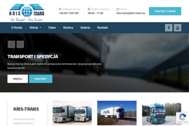 Kris Trans Transport Spedycja Krystian Książek - Transport Materiał&oacute;w Budowlanych Tarczyn