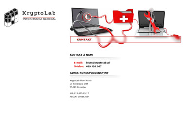 Kryptolab Piotr Mazur - Projektant Stron Internetowych Rzeszów