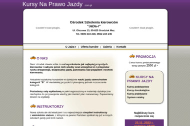 Osk Jada R Jacek Boczkowski - Kurs Prawa Jazdy Grodzisk Mazowiecki
