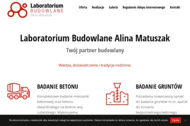 Laboratorium Budowlane Alina Matuszak. Laboratorium budowlane, badanie gruntów - Badanie Geologiczne Lublin