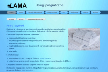 Lama - Ulotki Wysokie Mazowieckie